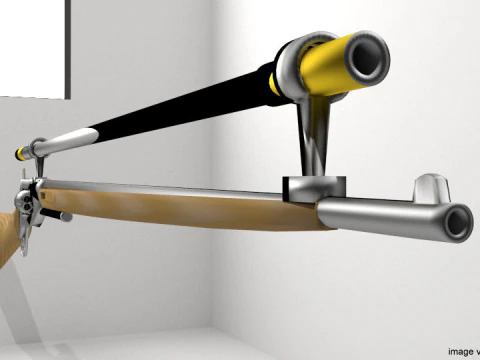 Revolver - Rifle Type 2 3D Model