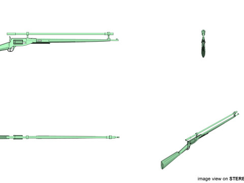 Revolver - Rifle Type 2 Modèle 3D