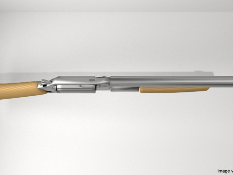 Revolver - Shortgun Type 2 3D Model