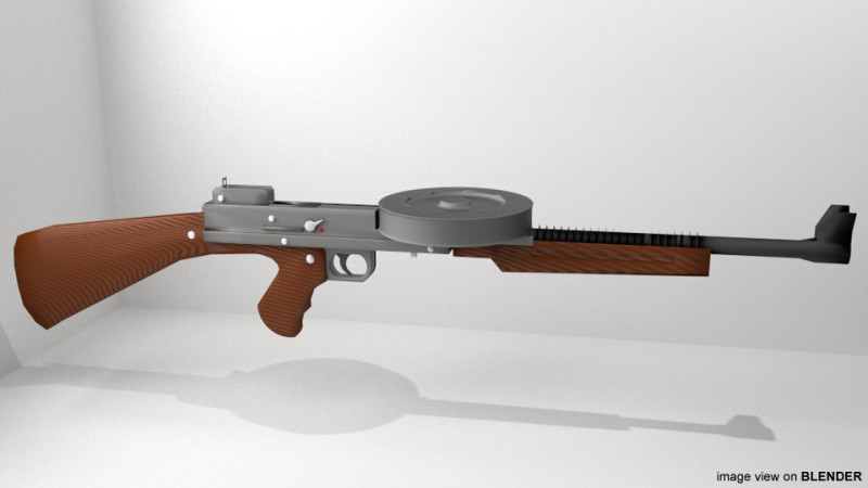 SMG - American 180 3Dモデル .c4d .max .obj .3ds .fbx .stl .blend 