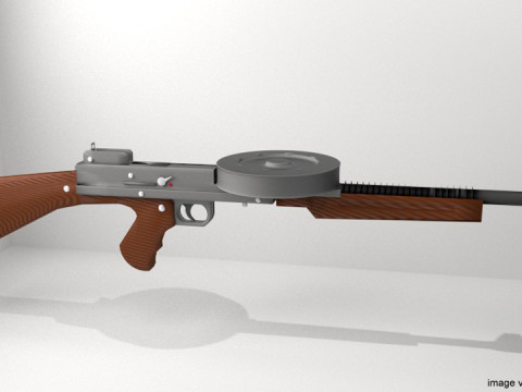 SMG - American 180 3Dモデル