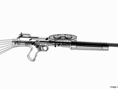 SMG - American 180 3Dモデル
