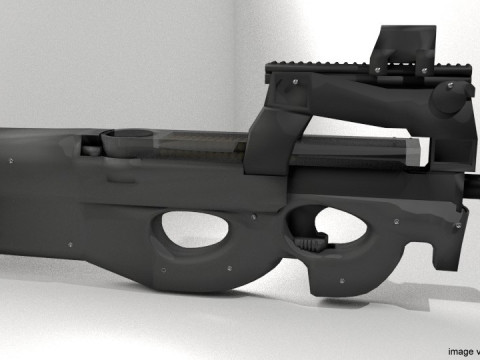 SMG - FN P90 3Dモデル