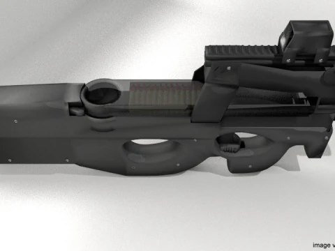 SMG - FN P90 3D Model