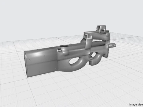 SMG - FN P90 3D Model