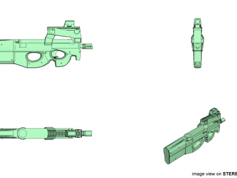 SMG - FN P90 Model 3D