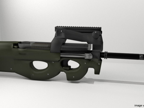 SMG - FN PS90 3Dモデル