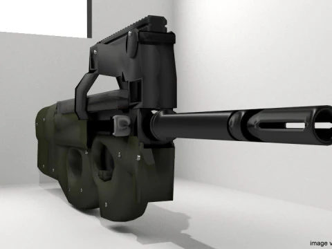 SMG - FN PS90 3D Model