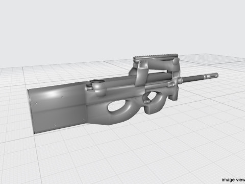 SMG - FN PS90 3Dモデル
