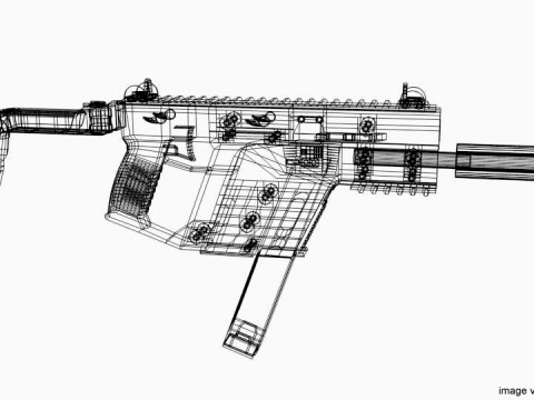 SMG - KRISS vector CRB 3D Model