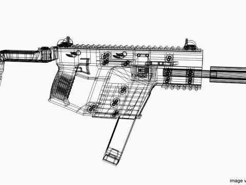 SMG - KRISS vector CRB 3D Model
