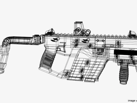 SMG - KRISS Vector SBR 3D Model