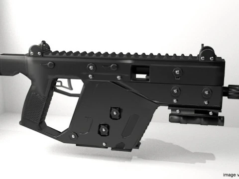 SMG - Vetor KRISS SDP Modelo 3D