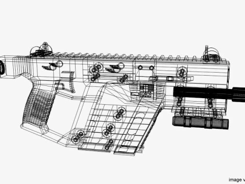 SMG - KRISS Vector SDP 3D Model