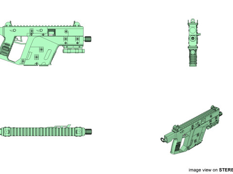 SMG - KRISS Vector SDP 3Dモデル