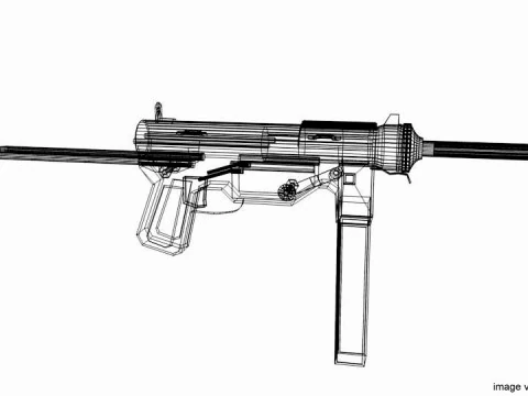 SMG - M3 The Greases 3D Model