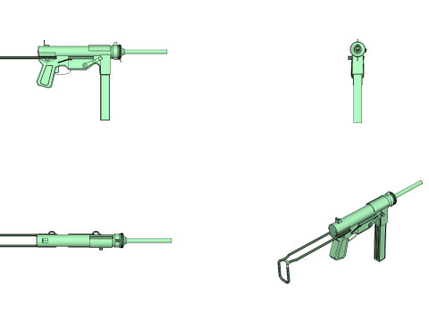 SMG - M3 The Greases Modèle 3D