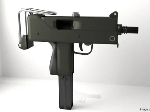 Submetralhadora-Mac10 Modelo 3D