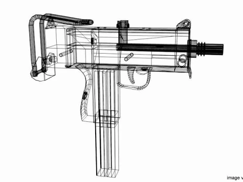 Submetralhadora-Mac10 Modelo 3D