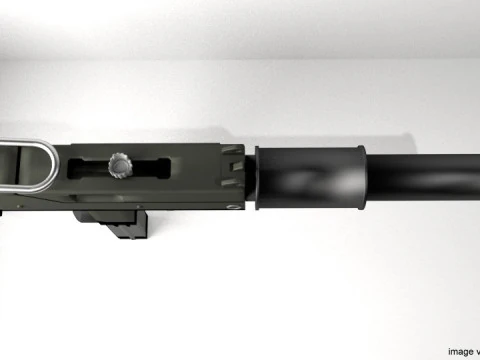 SMG &ndash; tłumik Mac 10 Model 3D