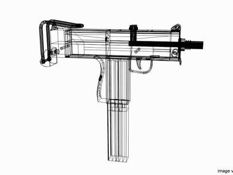 SMG - Mac11 3Dモデル