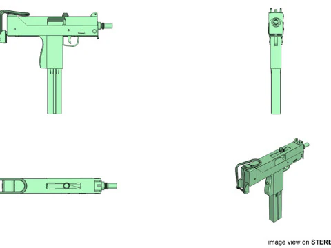 SMG-Mac11 Modelo 3D