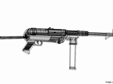 SMG - MP38 3D मॉडल
