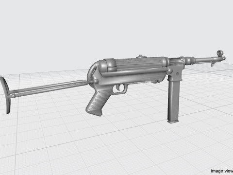 SMG - MP38 3D मॉडल