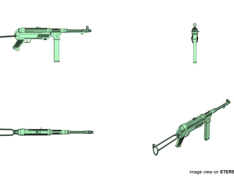 SMG - MP38 3D मॉडल