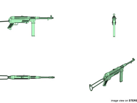 SMG - MP38 3D Model