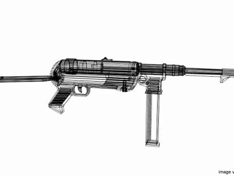 SMG - MP40 3D Model