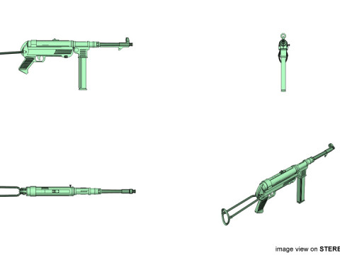 SMG - MP40 Modèle 3D