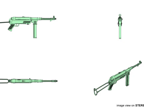 SMG - MP40 3D Model