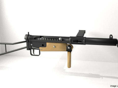 SMG - Sten Mark I 3Dモデル