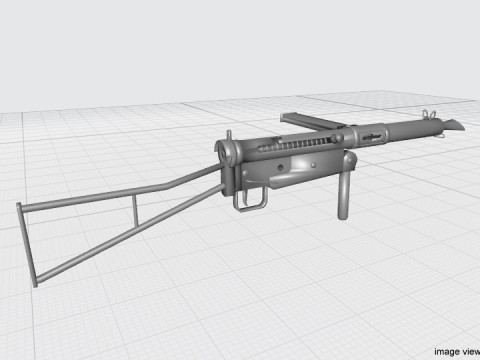 SMG - Sten Mark I 3Dモデル