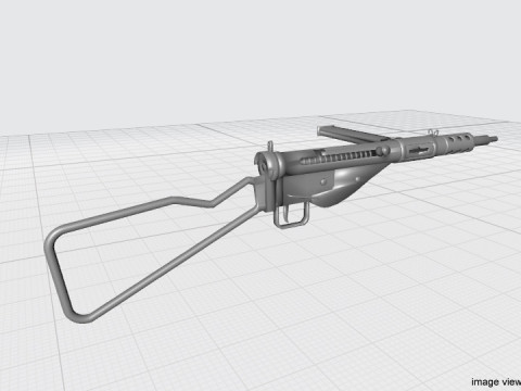 SMG - Sten Mark II 3D Model