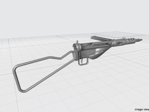 SMG - Sten Mark II 3D Model