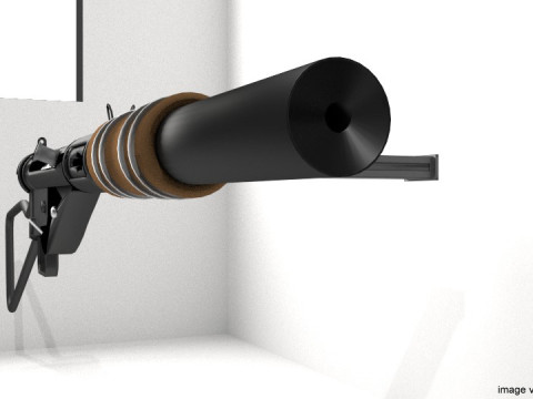 SMG - Sten Mark II Silencer 3D-Modell