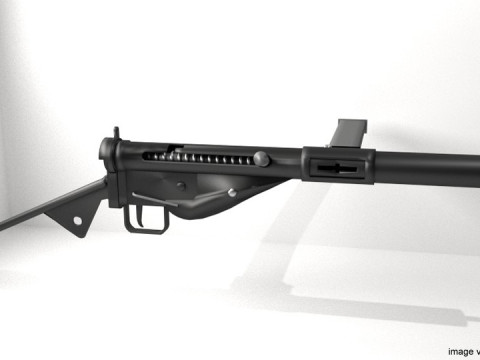 SMG - Sten Mark III 3Dモデル