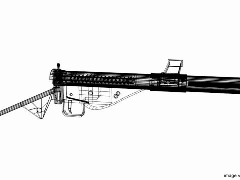 SMG - Sten Mark III 3D Model