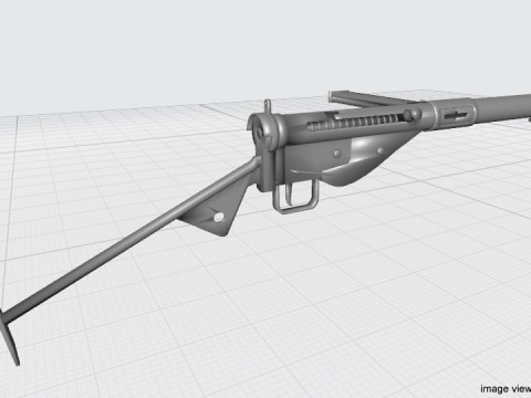 SMG - Sten Mark III 3D मॉडल