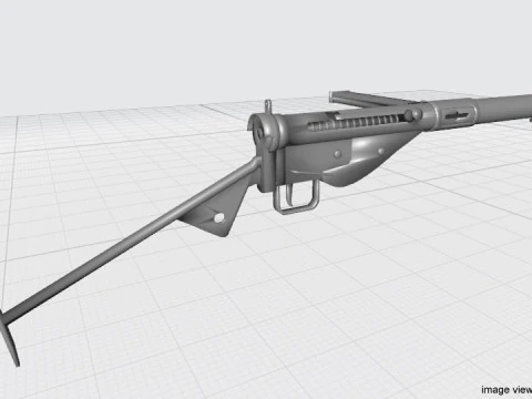 SMG - Sten Mark III 3D Model