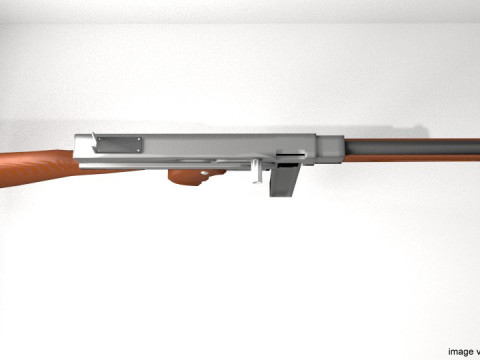 SMG - Thompson M1A1 3Dモデル