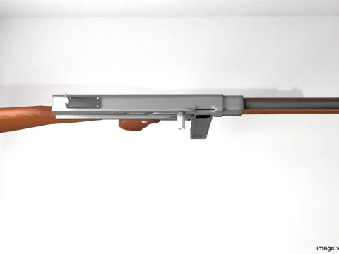 SMG - Thompson M1A1 3D Model