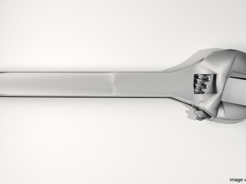 Mechanical Handtools - Adjustable Wrench Modelo 3D