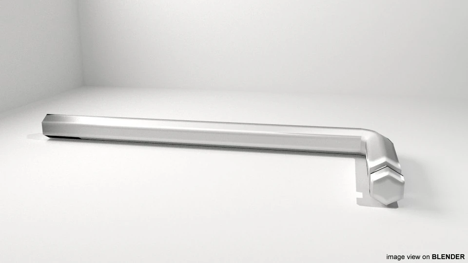 Mechanical Handtools - Allen Wrench 3D Model .c4d .max .obj .3ds .fbx .stl .blend
