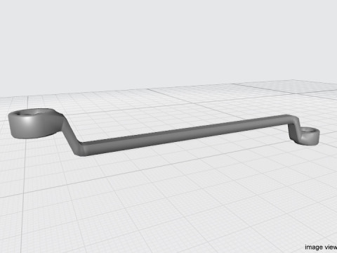 Mechanical Handtools - Box-end Wrench Model 3D