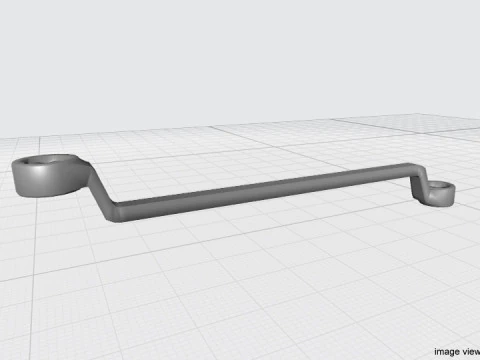 Mechanical Handtools - Box-end Wrench 3D Model