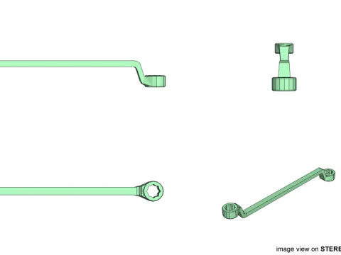 Mechanical Handtools - Box-end Wrench 3D Model