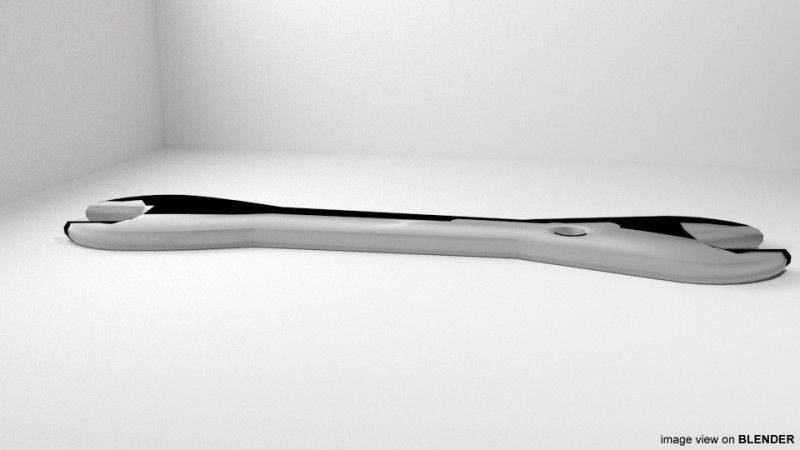 Mechanical Handtools - Cone Wrench Model 3D .c4d .max .obj .3ds .fbx .stl .blend 